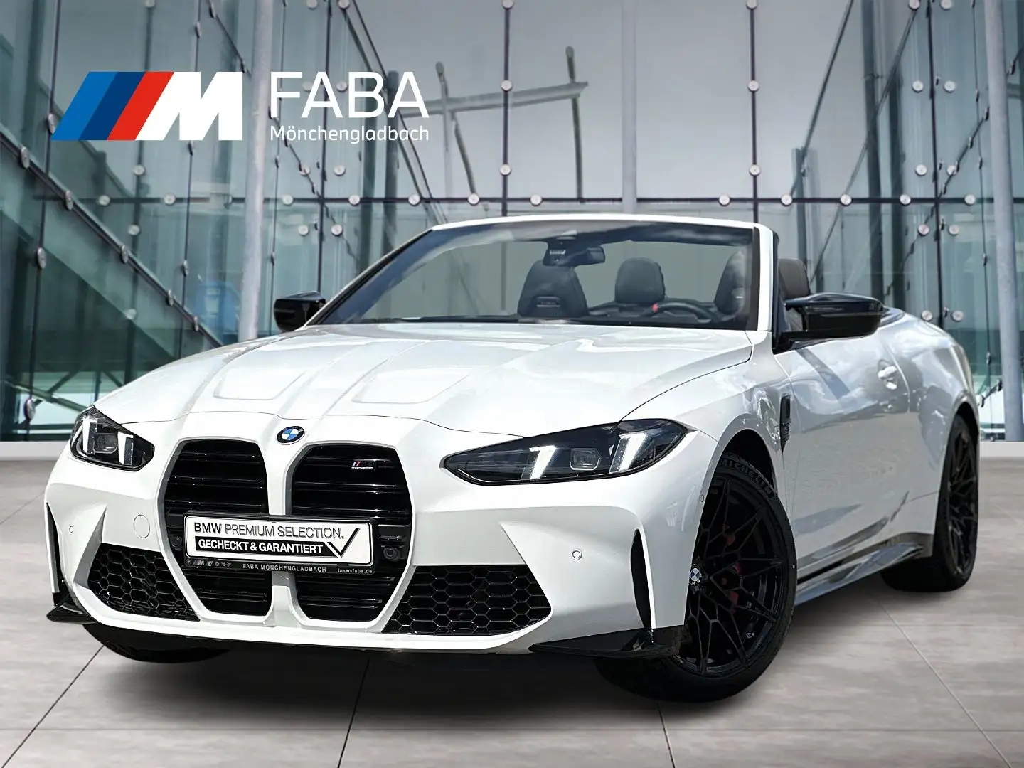 BMW M4 Competition M xDrive Cabrio HK HiFi DAB LED Blanc - 1