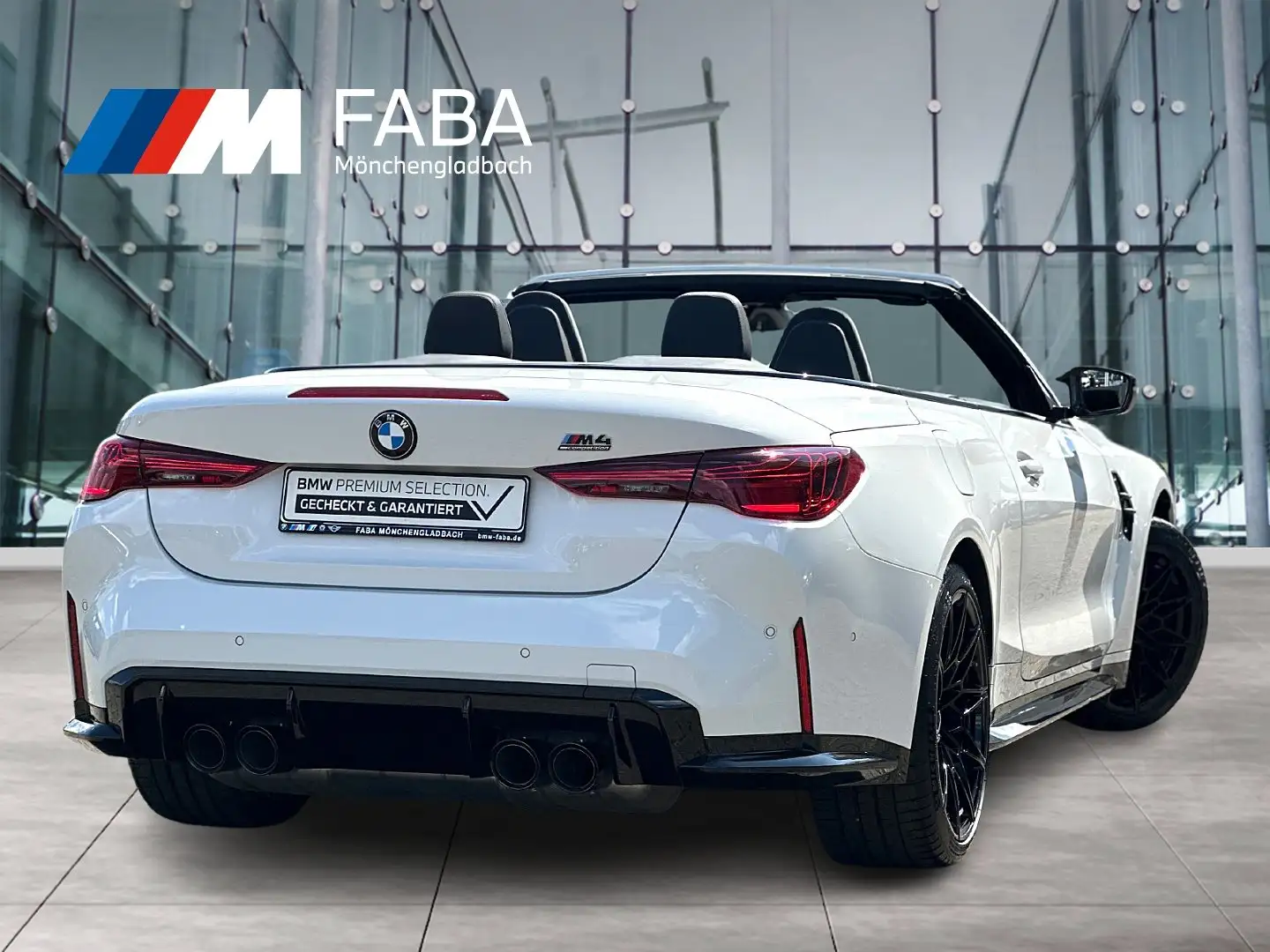 BMW M4 Competition M xDrive Cabrio HK HiFi DAB LED Blanc - 2
