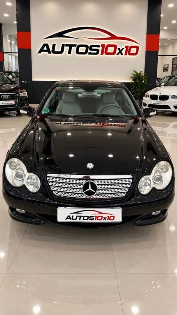 Mercedes-Benz C 180 K Sportcoupé Aut. Negro - 2