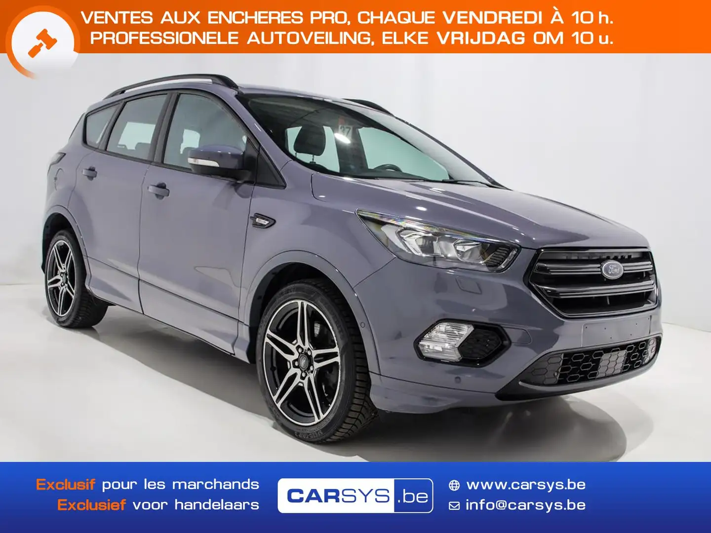 Ford Kuga 2.0 TDCI 150 - ST LINE 19 - CUIR /ALC - GPS - C... Gris - 1