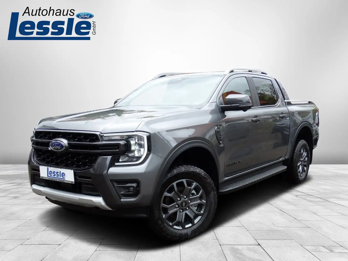 Ford Ranger Wildtrak V6 Rollo/Navi/Techno.-Paket/360°/AHK Grau - 1