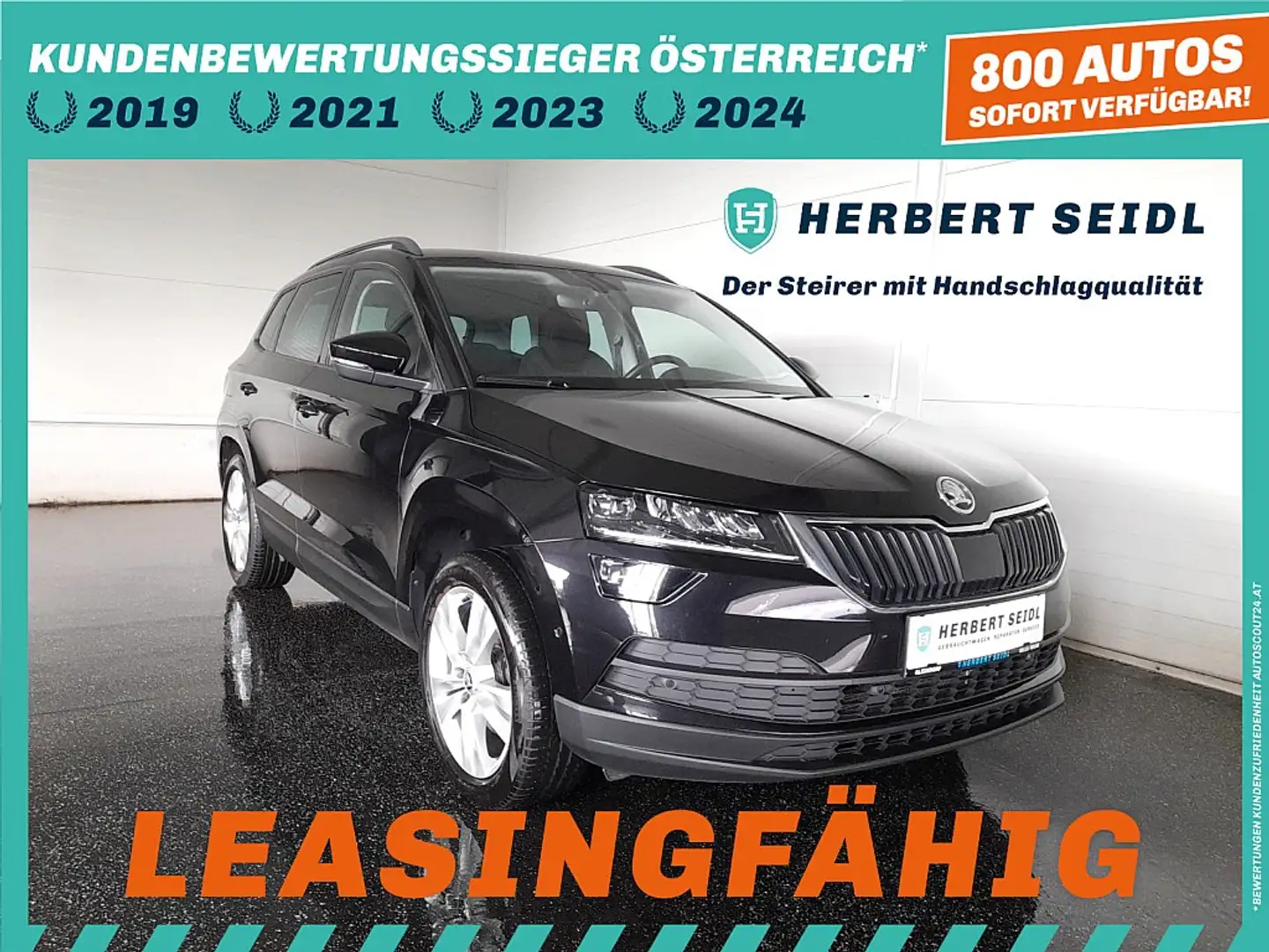 Skoda Karoq STYLE 4x4 2,0 TDI DSG *18 ZOLL / VOLL-LED / NAV... Schwarz - 1
