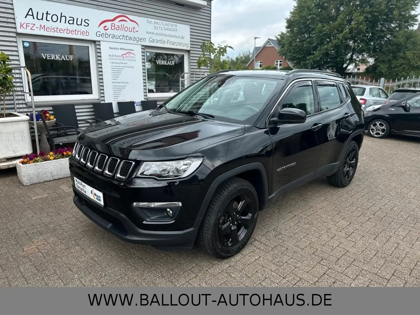 Jeep Compass Longitude 4WD*2.HAND*KLIMA*ACC*TEMP*AHK* Schwarz - 2