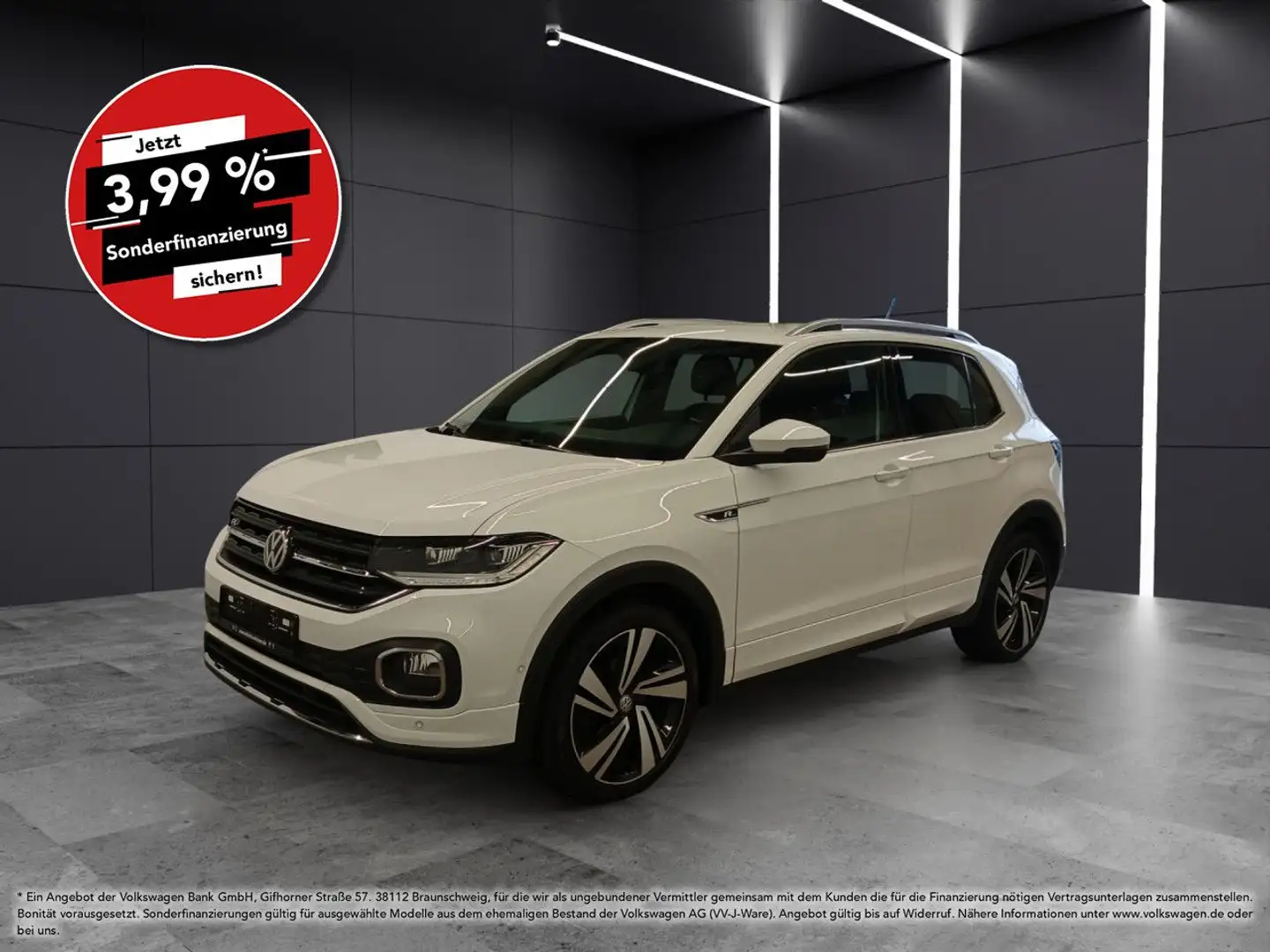 Volkswagen T-Cross Style 1.0TSI DSG R-Line LED NAV RearView Bianco - 1