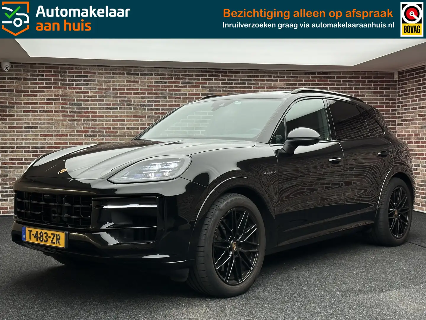 Porsche Cayenne 3.0 E-Hybrid Nwe model| Dak| Bose| Dubbel screen| Noir - 1