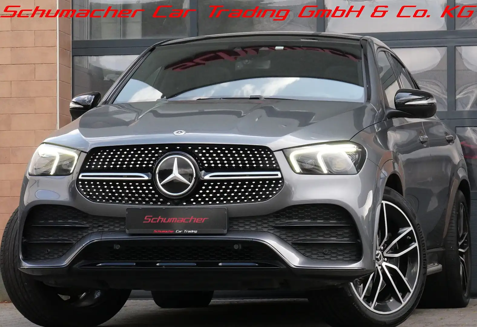 Mercedes-Benz GLE 350 de 4M.AMG,Airm.ACC,360,HUD,Belüf.Pan.Burm.22" Grau - 1