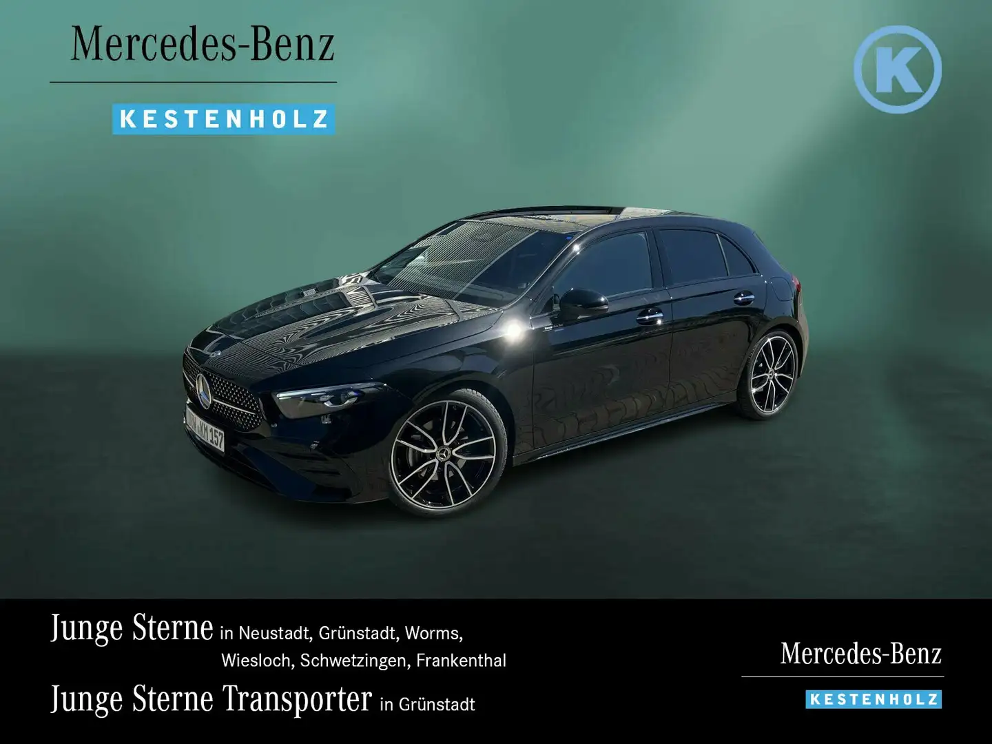 Mercedes-Benz A 200 A 200 d AMG+PANO+NIGHT+AHK+DISTRO+SOUND+MLED+KEY Noir - 1