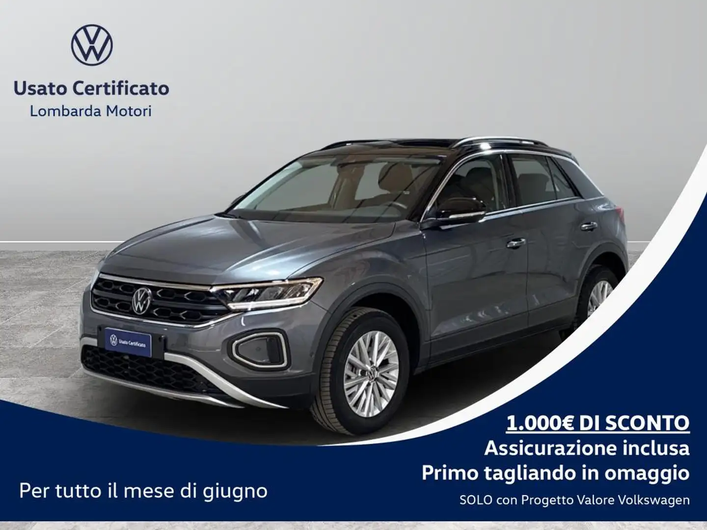 Volkswagen T-Roc 2.0 tdi scr Life 115cv Nero - 1