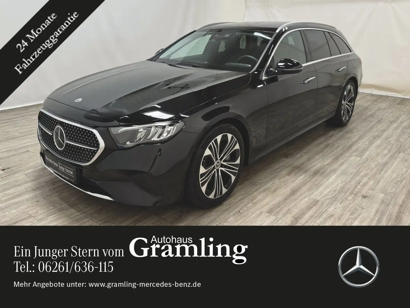 Mercedes-Benz E 300 de 4M AVANTGARDE Superscreen*Distr*AHK*HUD Schwarz - 1