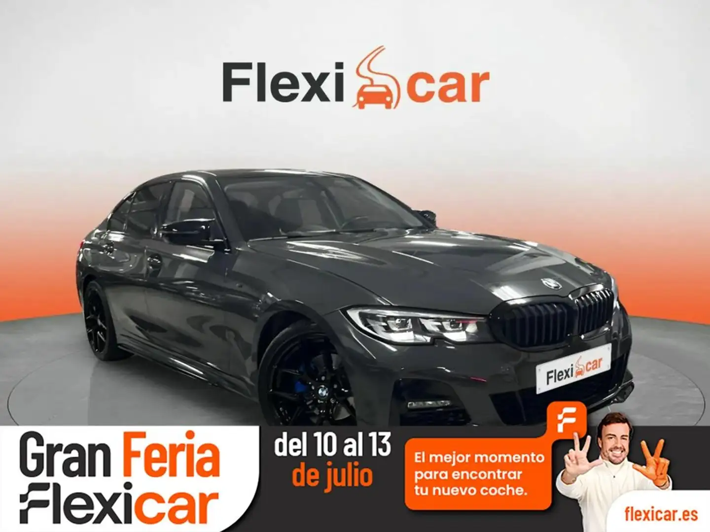 BMW 320 320d Auto. Gris - 1