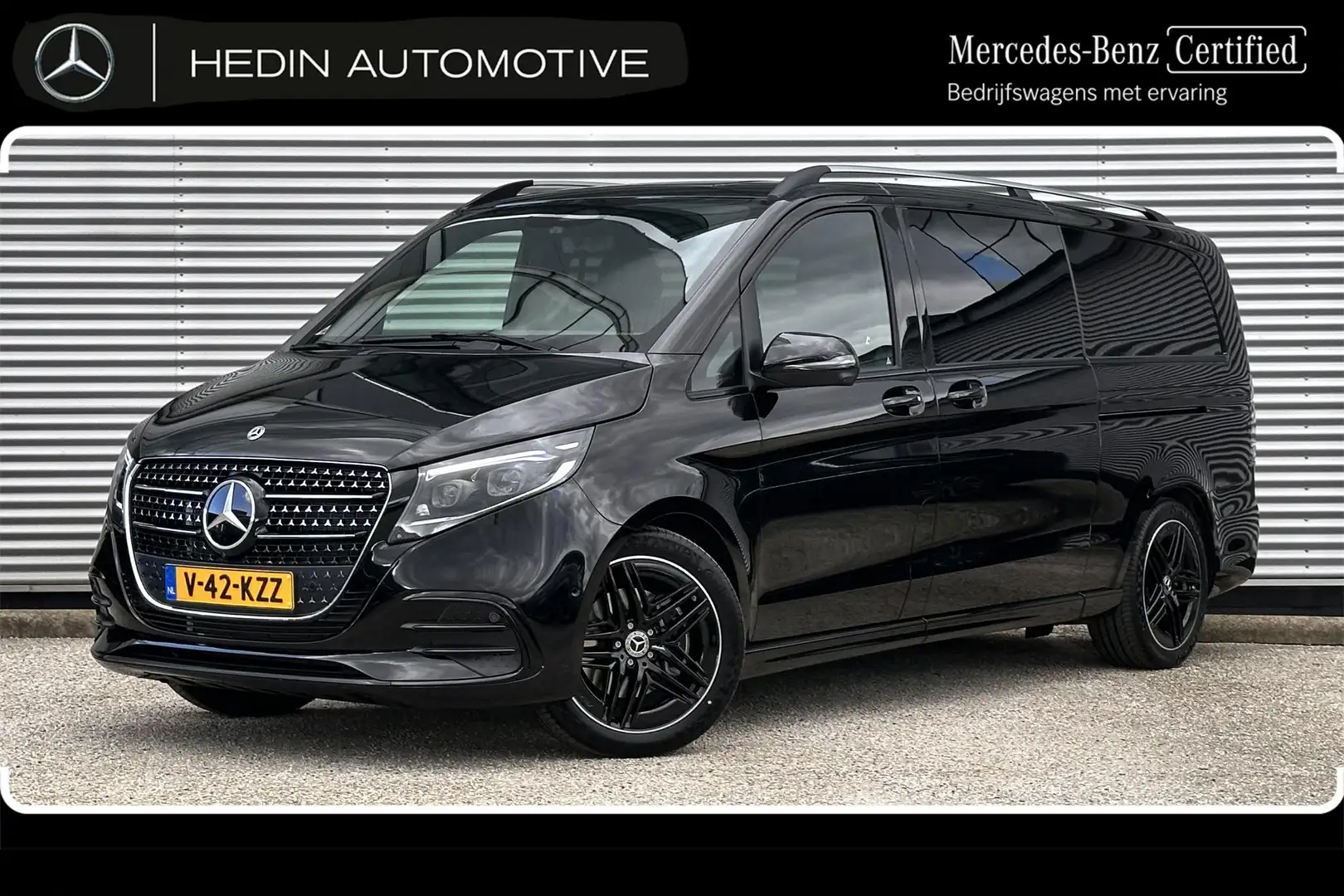 Mercedes-Benz V 300 V 300d L3 Automaat Avantgarde Dubbel Cabine | AMG Zwart - 1