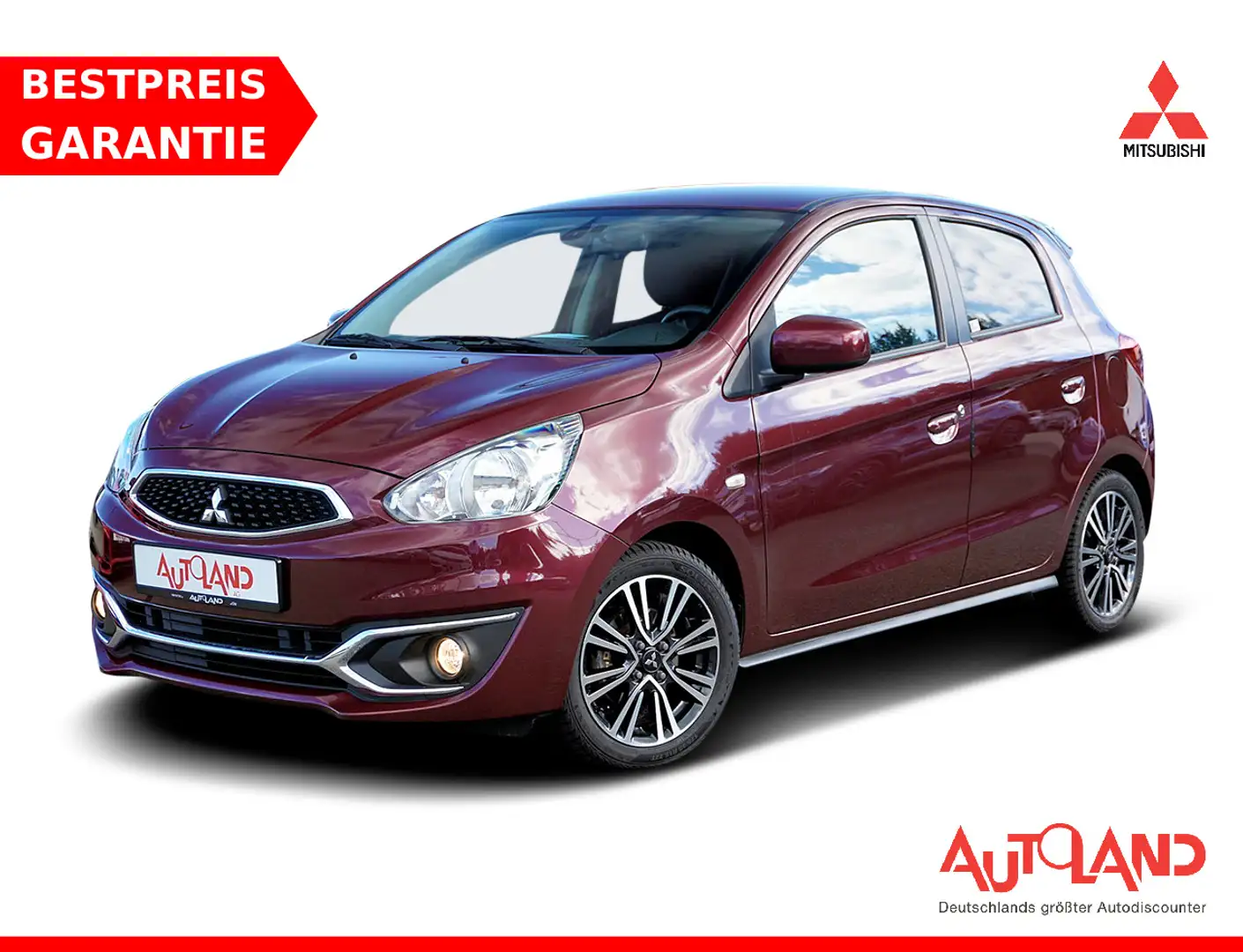 Mitsubishi Space Star 1.2 Edition 100+ Navi Sitzheizung DAB Rouge - 1