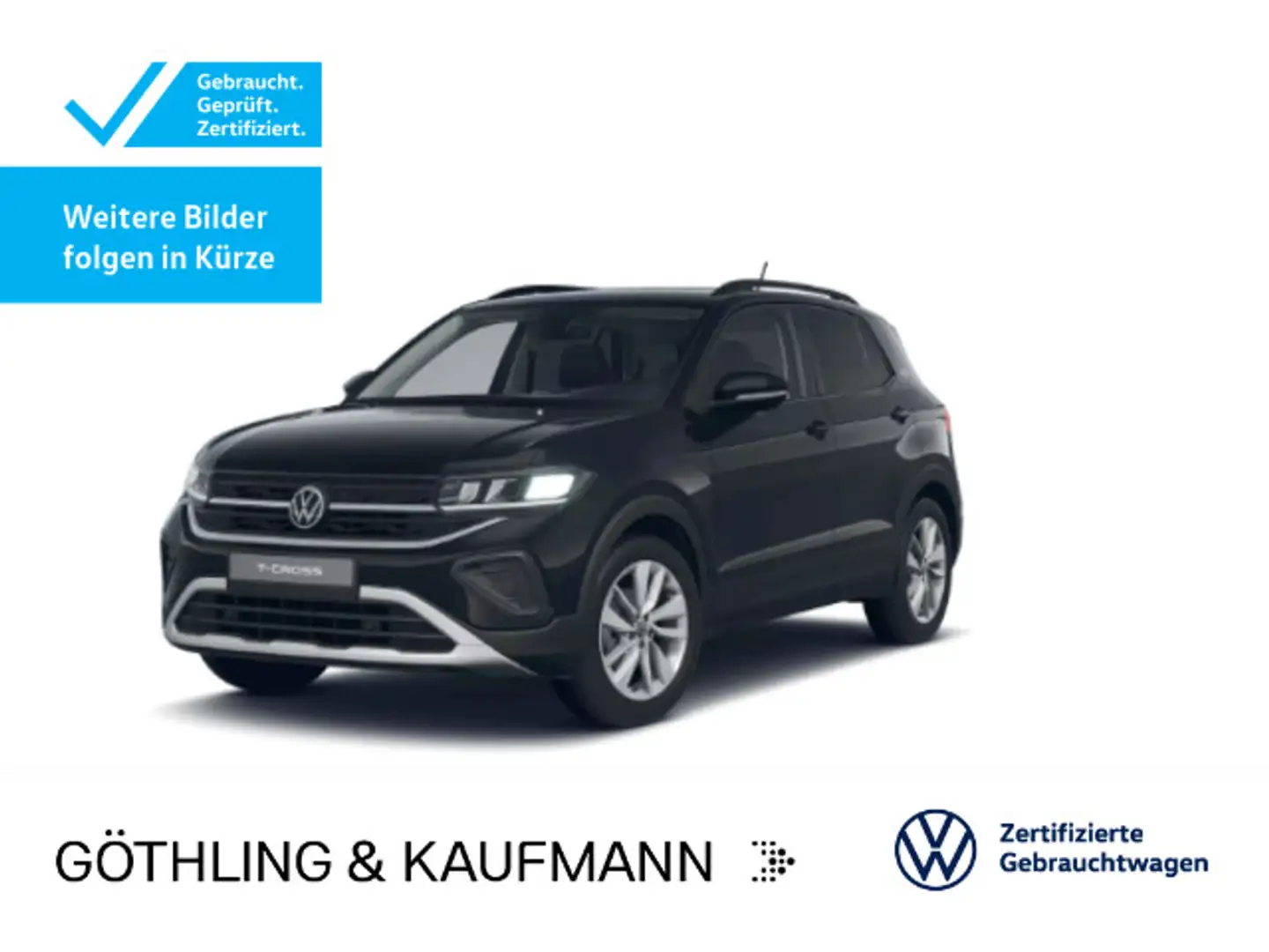 Volkswagen T-Cross Life GOAL 1.0 TSI*NAVI*LED*SHZ*PDC*ACC*A Schwarz - 1