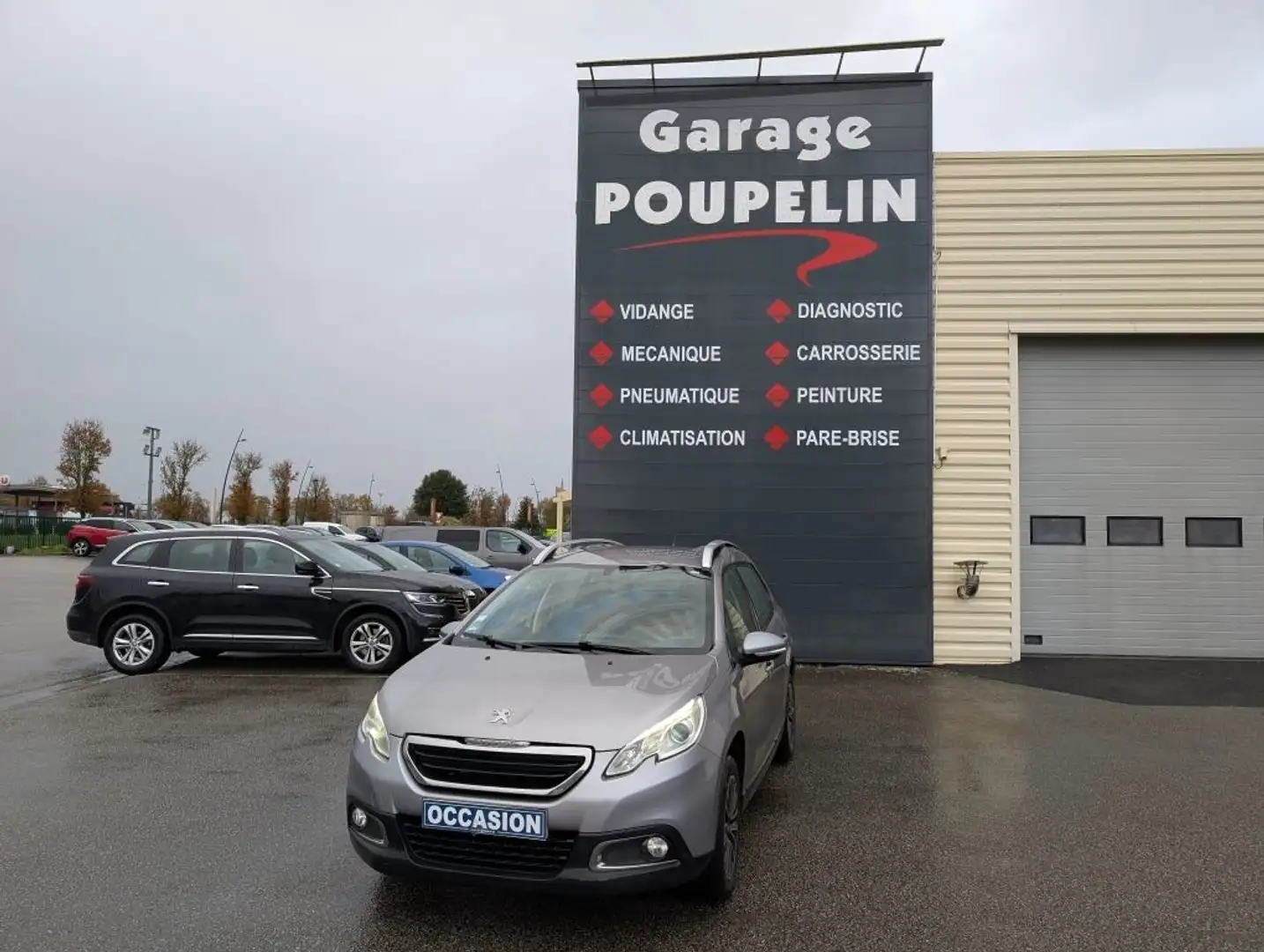Peugeot 2008 1.6 E-HDI92 FAP ACTIVE Gris - 1