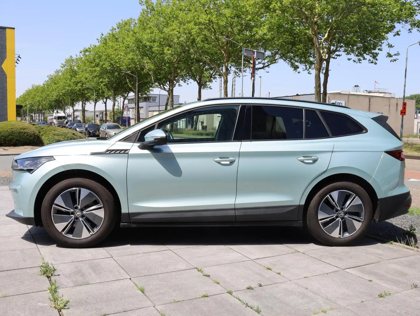Skoda Enyaq iV 60 Keyless| Camera | Half Leer | Elektrische ko Zilver - 2