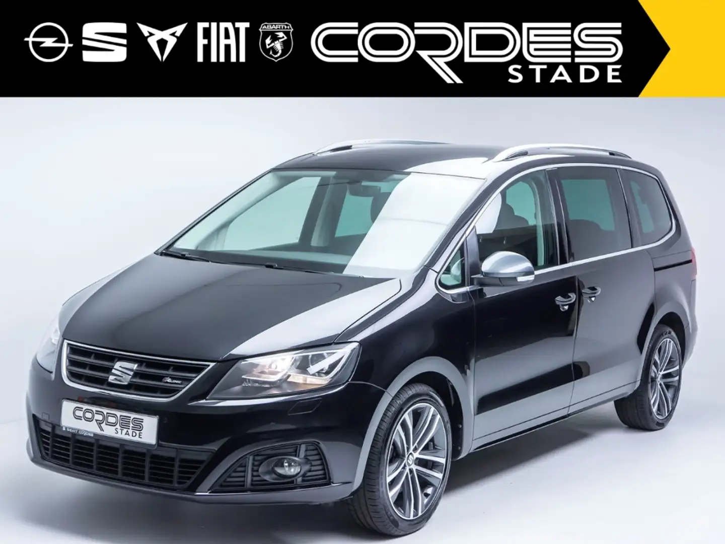 SEAT Alhambra FR-Line 2.0 TDI 7-Sitzer Automatik AHK Navi (58) Schwarz - 2