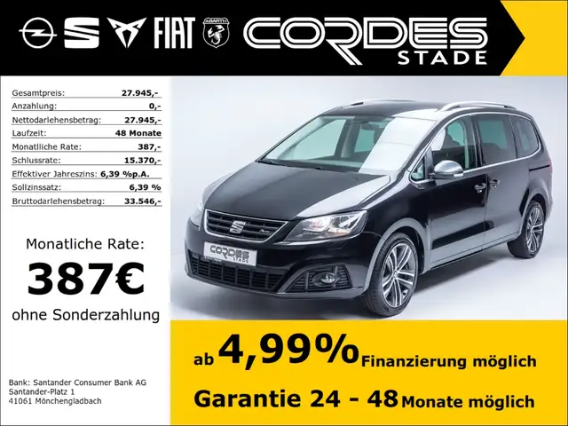 SEAT Alhambra FR-Line 2.0 TDI 7-Sitzer Automatik AHK Navi (58)