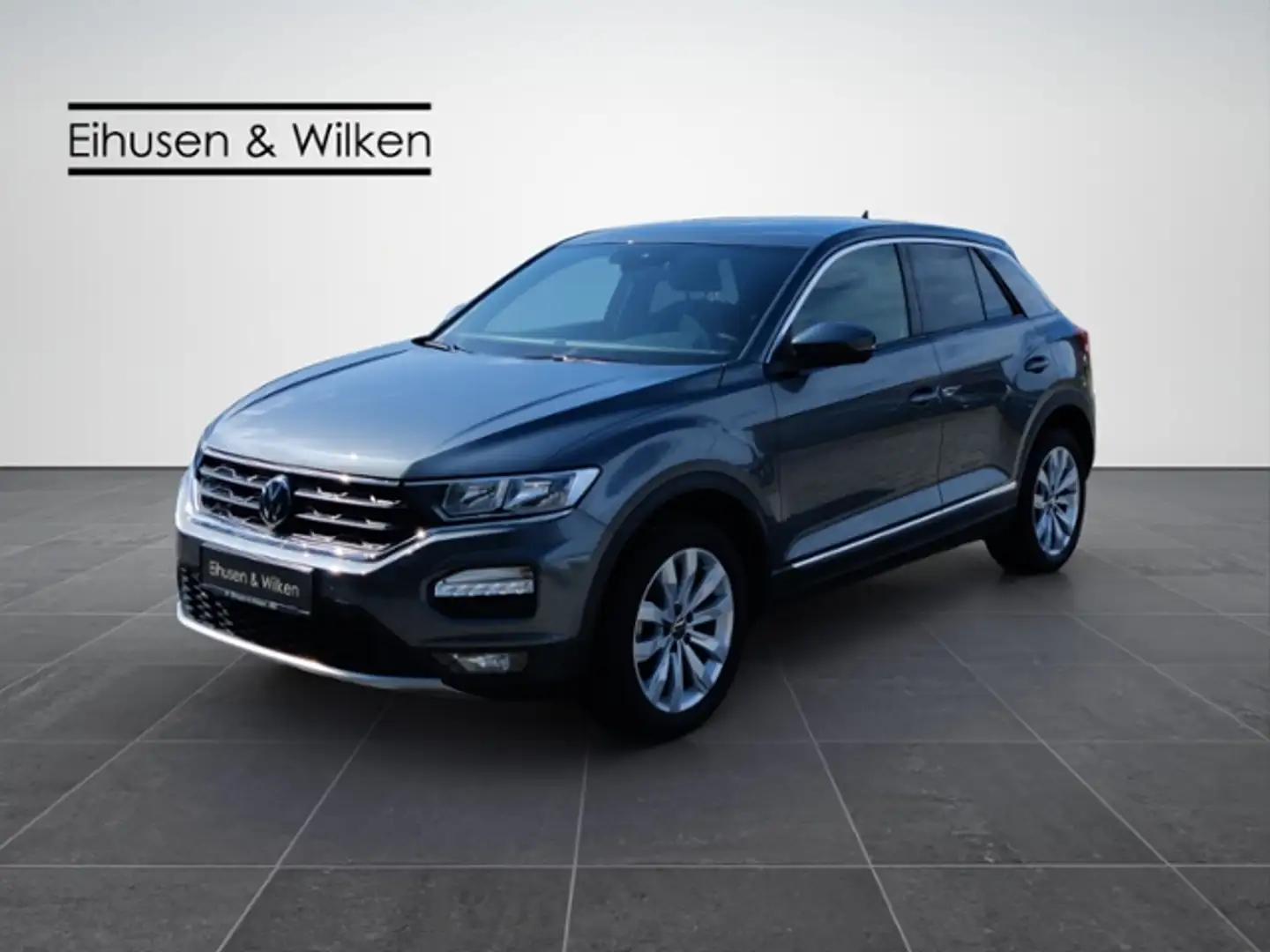 Volkswagen T-Roc 1.5+TSI+SPORT+KLIMA+PDC+AHK+DAB+BT+ Grijs - 2