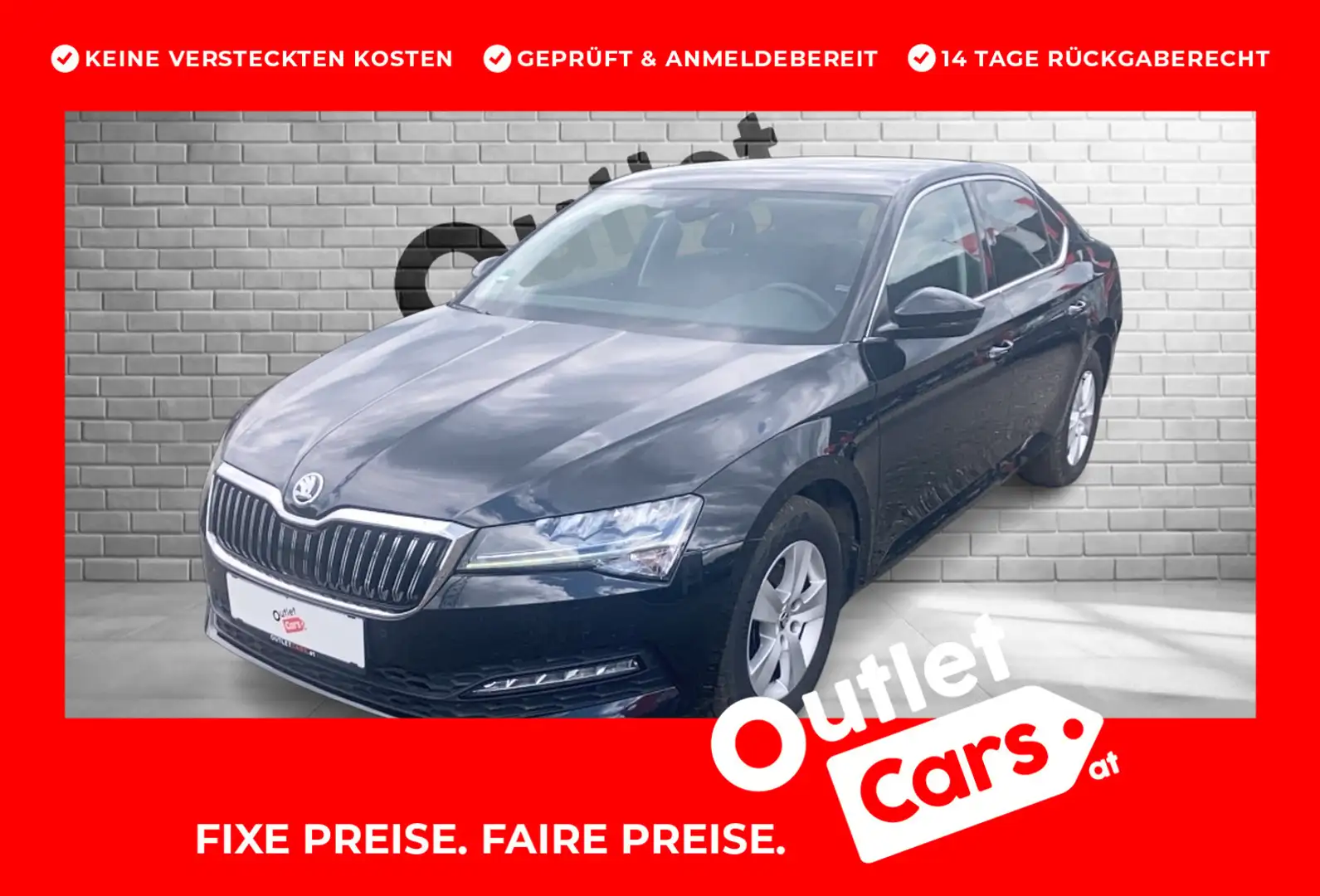 Skoda Superb Ambition TDI DSG Schwarz - 1