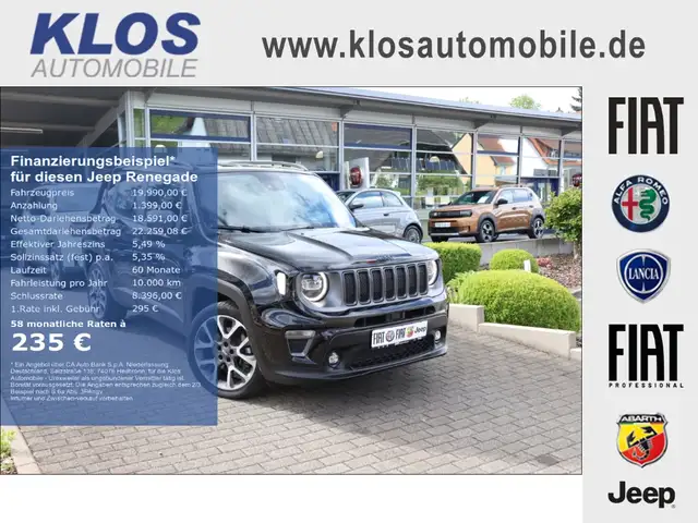Jeep Renegade S 1.3 PHEV 4Xe 240PS AHK NAVI KAMERA PARKPAKET LED