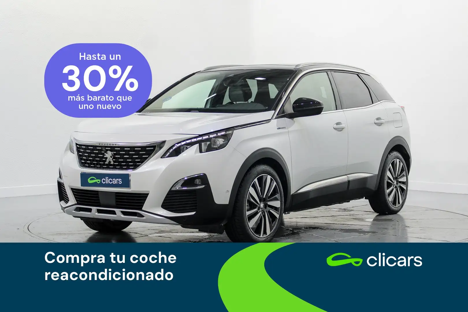 Peugeot 3008 Hybrid4 300 GT e-EAT8 Blanco - 1