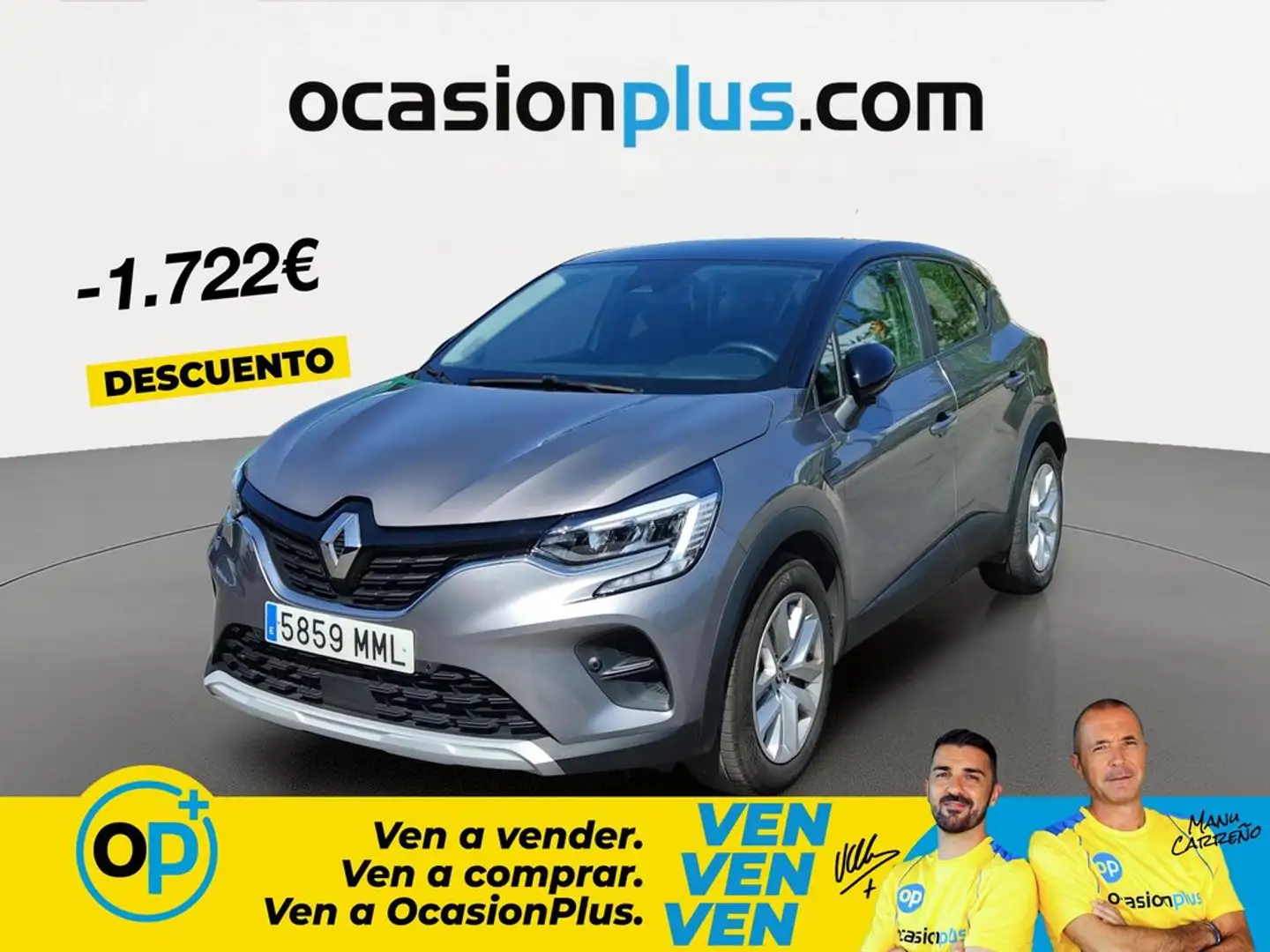 Renault Captur TCe Evolution 67kW Gris - 1