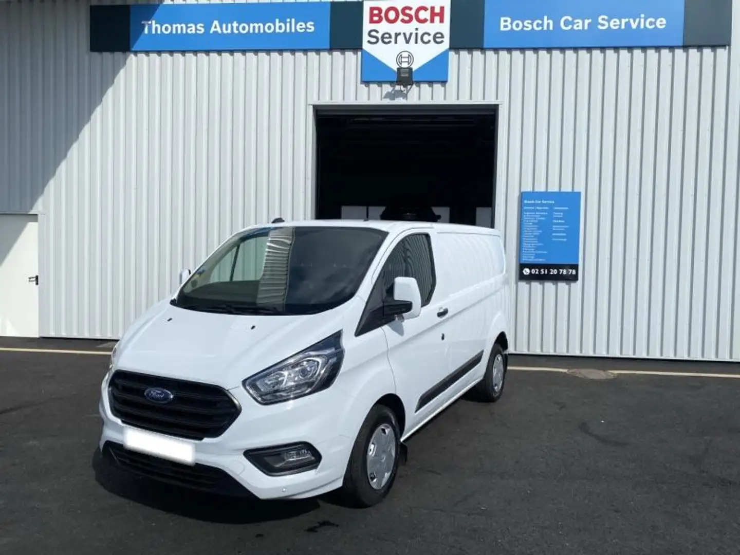 Ford Transit Custom 300 L2H1 2.0 EcoBlue 130 Trend Business Blanc - 1