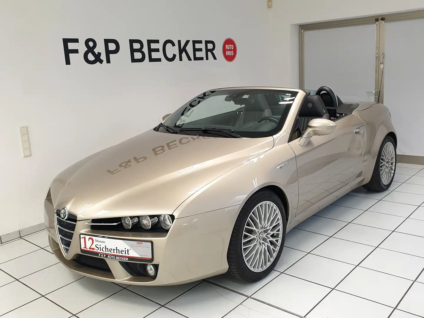 Alfa Romeo Spider 2.2 JTS 16V Exclusive Klima Leder SHZ Tempomat PDC Gold - 1