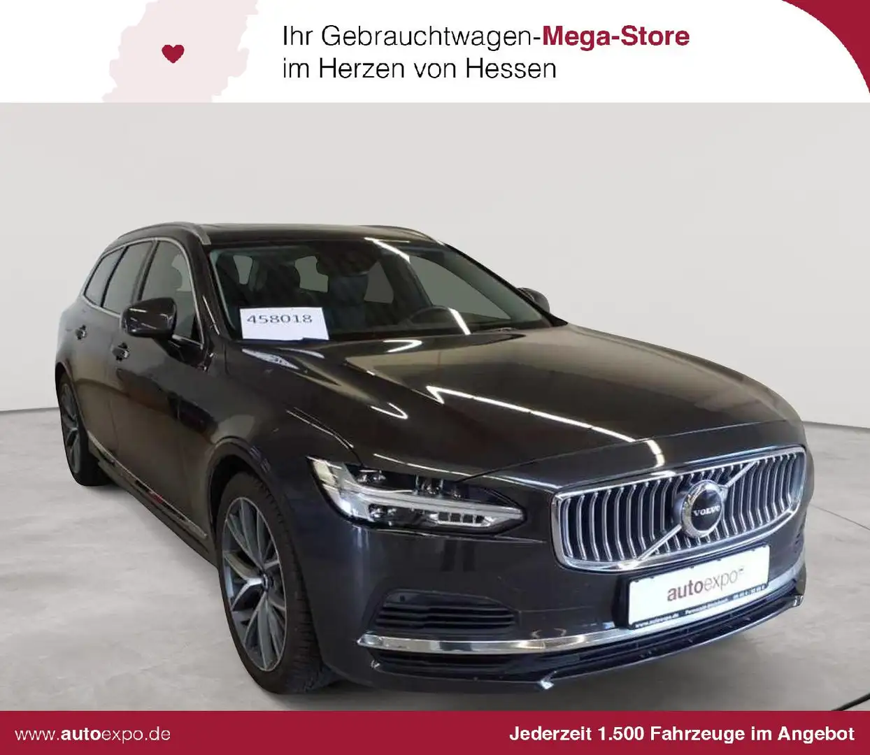 Volvo V90 V90 T6 Recharge AWD Inscription LEDER AHK HUD Grau - 1
