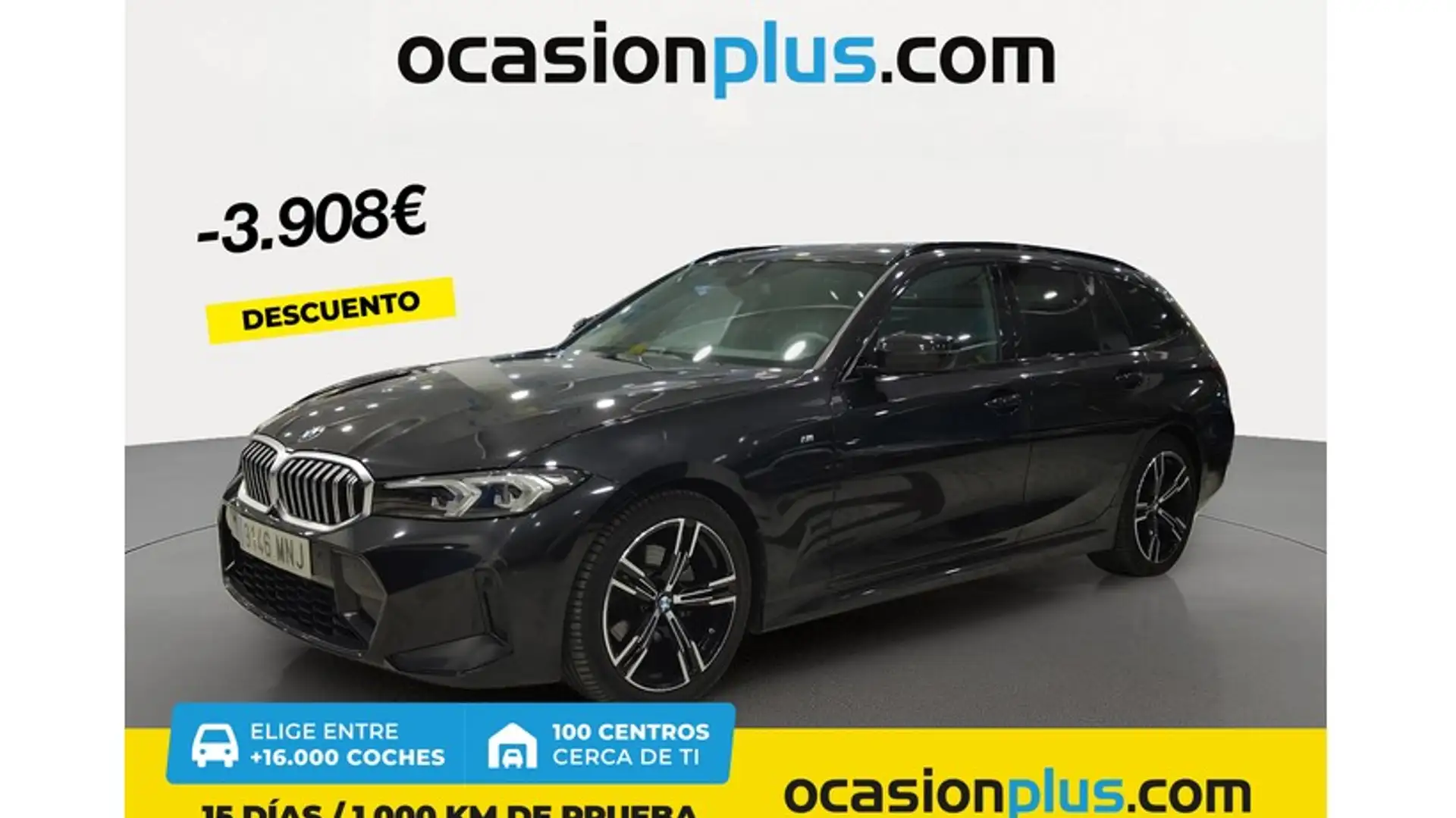 BMW 320 320dA Touring Negro - 1