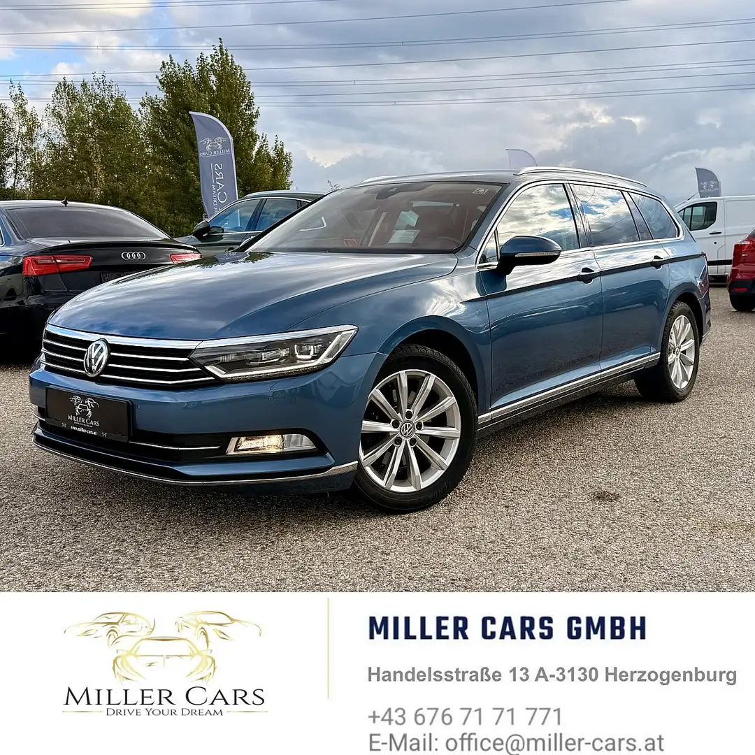 Volkswagen Passat Variant Highline 1,8 TSI DSG*mit Garantie*servicegepflegt* Blau - 2
