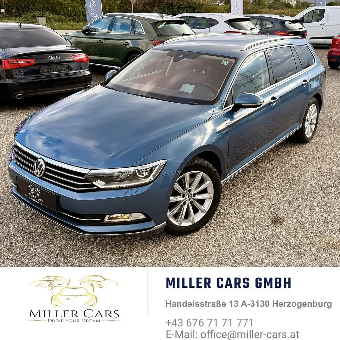 Volkswagen Passat Variant Highline 1,8 TSI DSG*mit Garantie*servicegepflegt* Blau - 1