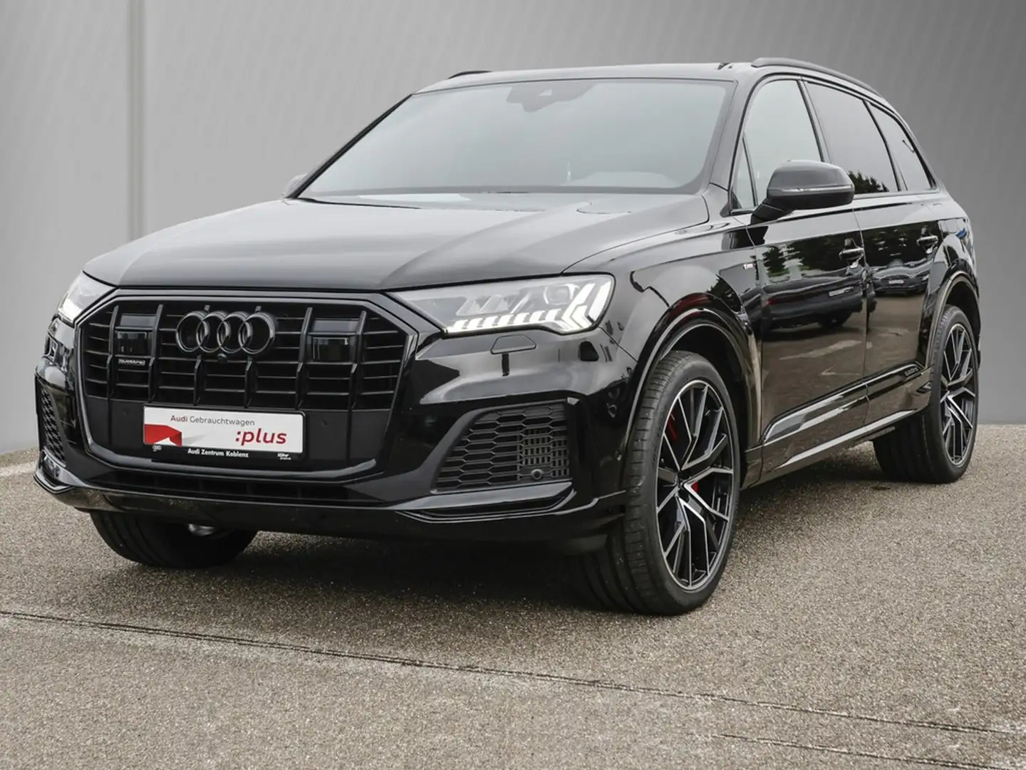 Audi Q7 55 TFSIe S line Panorama Matrix B&O ACC Kamera Schwarz - 2