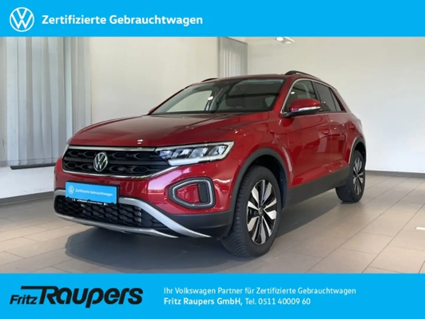 Volkswagen T-Roc 1.5 DSG Move +NAVI+beats+STANDHZNG Rot - 1