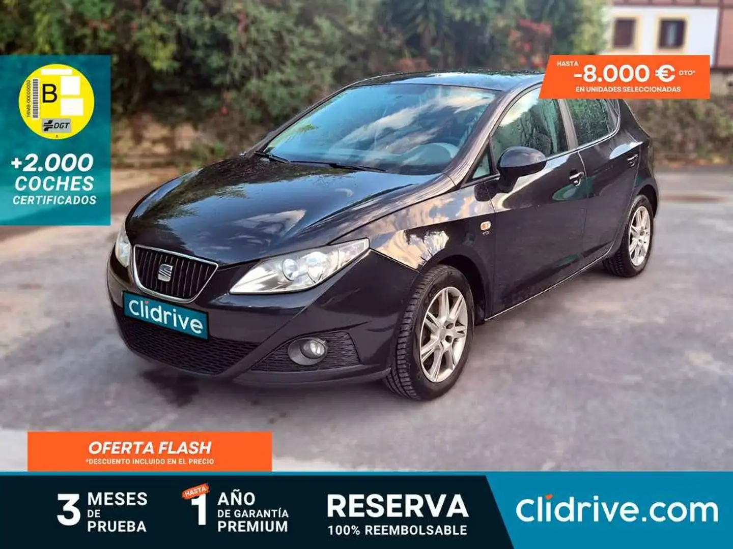 SEAT Ibiza 1.6TDI CR Style DPF Negro - 1