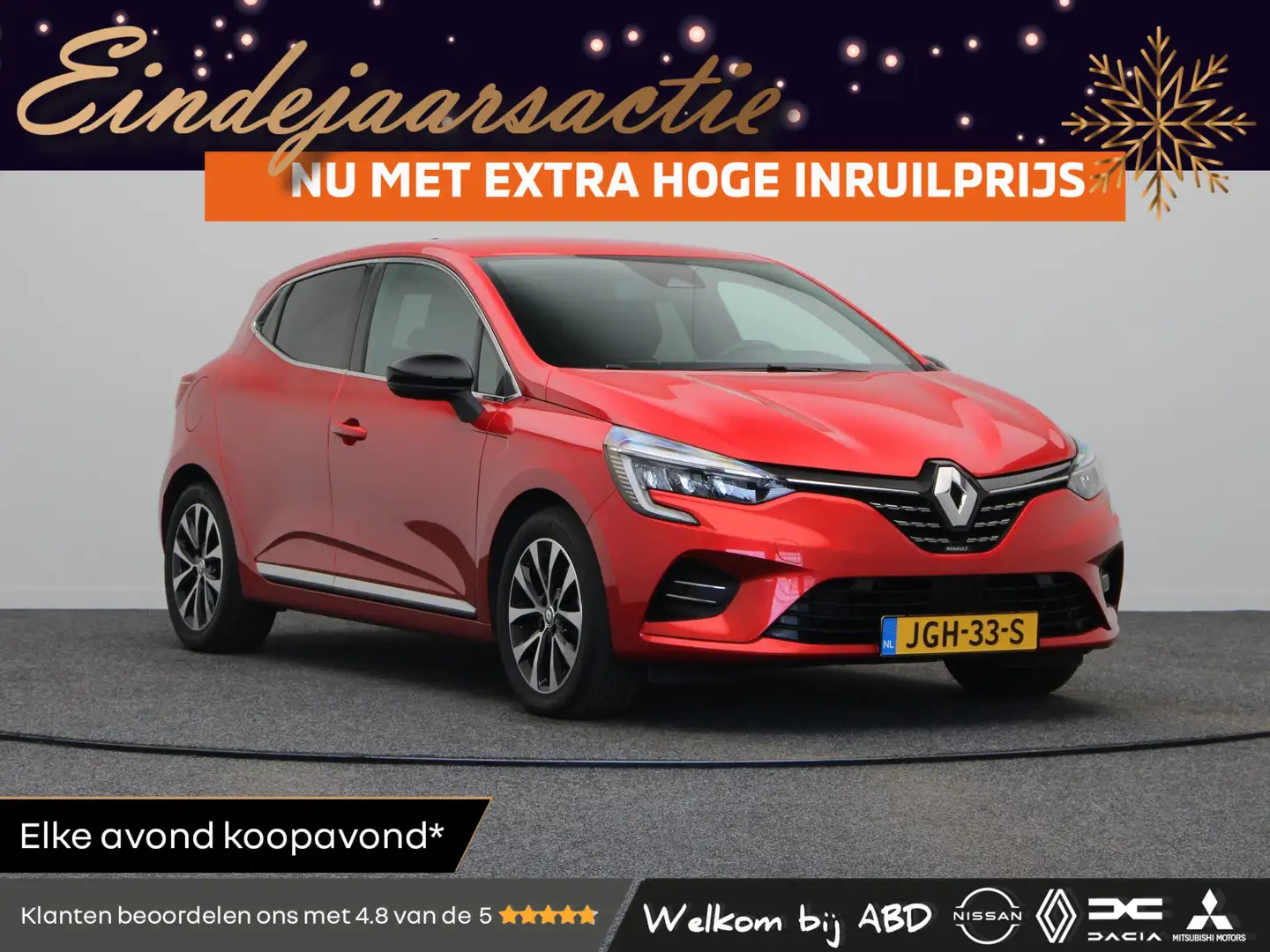 Renault Clio E-Tech Hybrid 145pk Techno | Stoel- en stuurwielve Rosso - 1