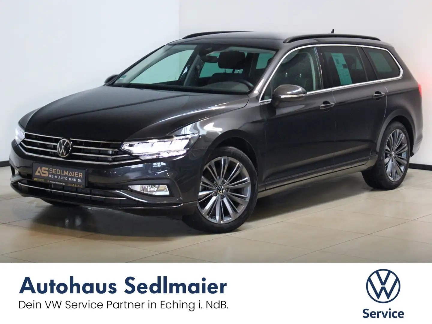 Volkswagen Passat Variant 1.5 TSI Business ACC|RCam|LED|APP Gris - 2