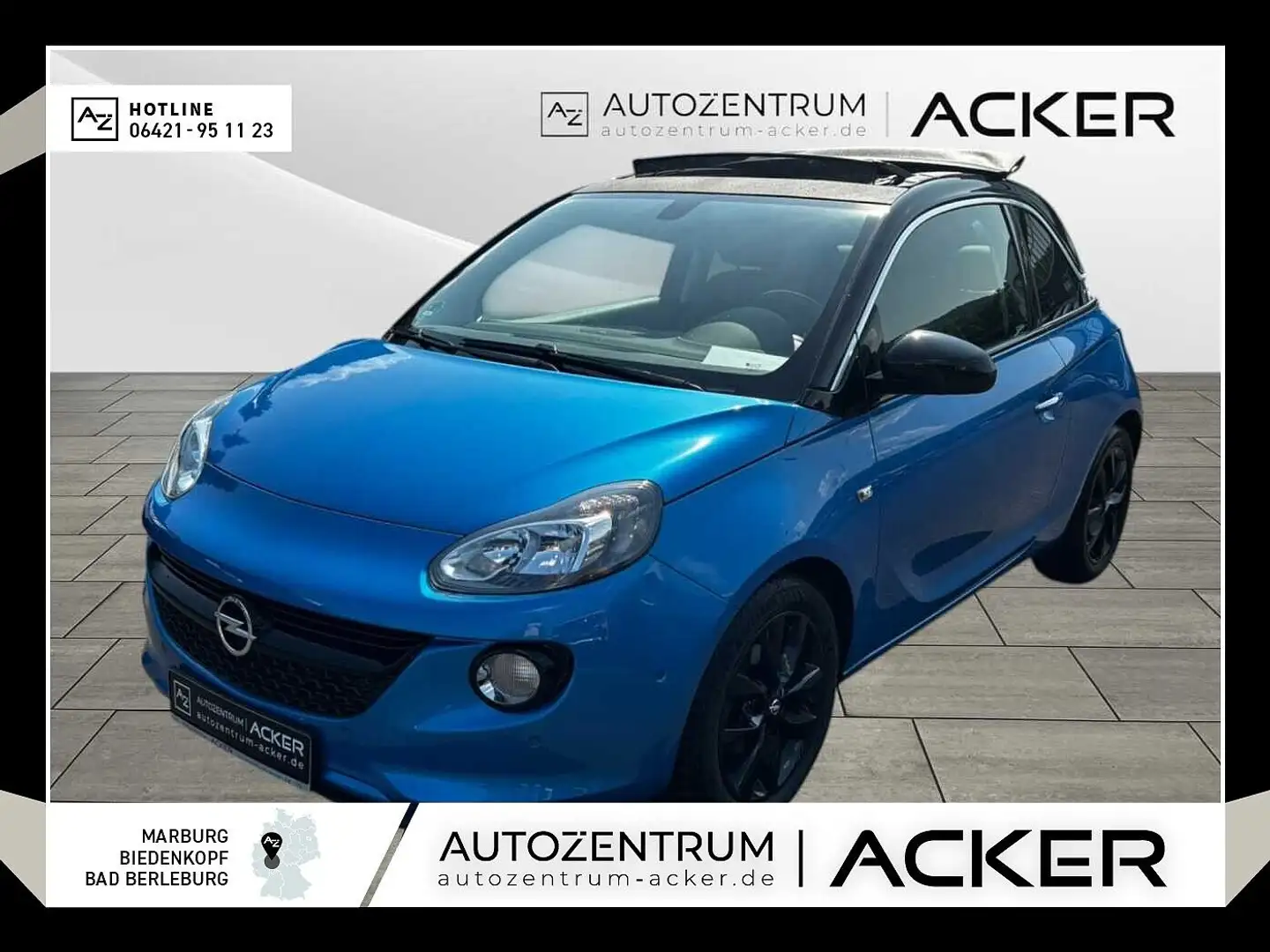 Opel Adam 1.4 Start/Stop Open Air WinterPak/Park-Ass Blau - 1