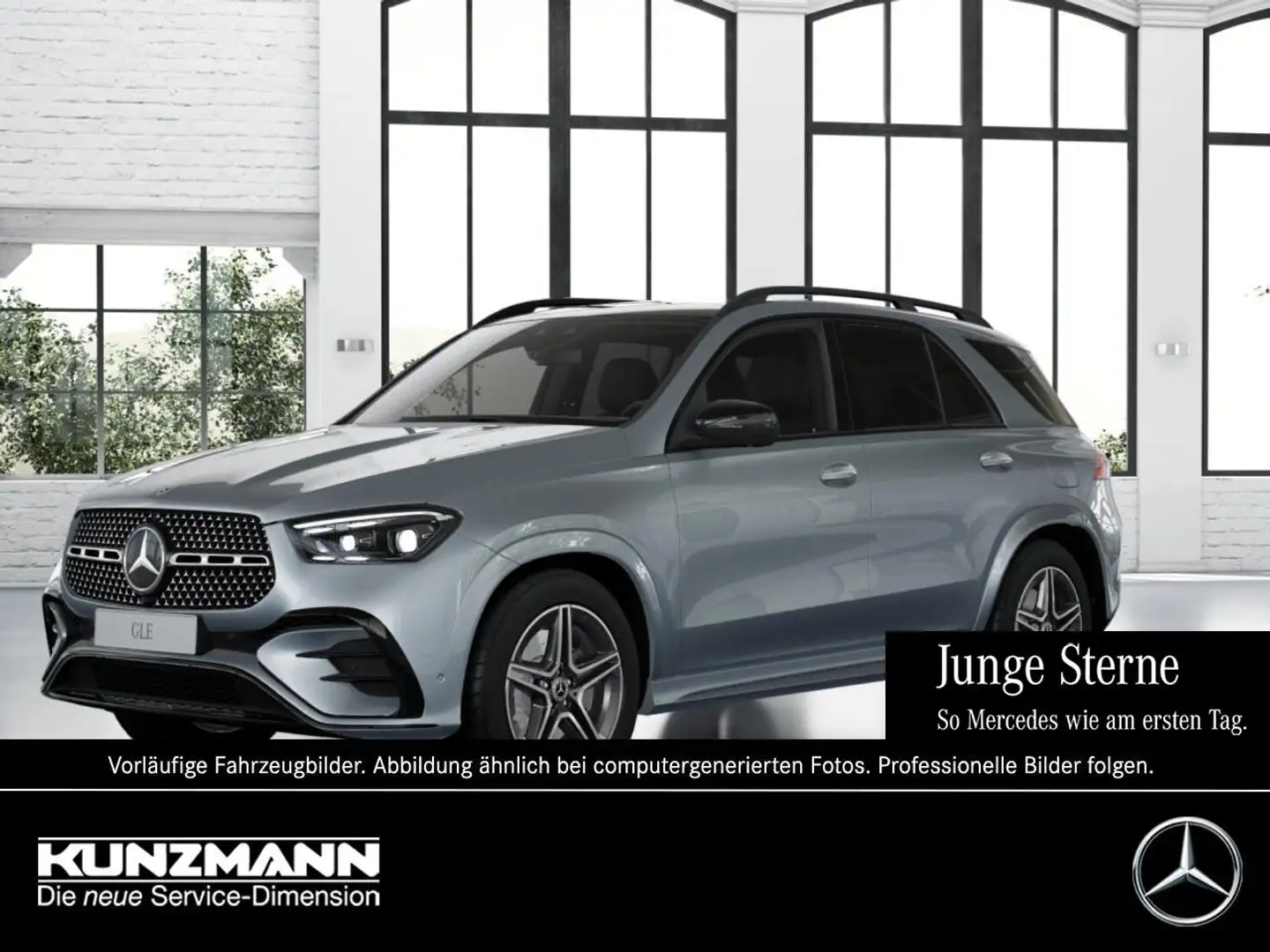 Mercedes-Benz GLE 350 de 4M AMG Night Panorama HeadUp 360° AHK Argent - 1