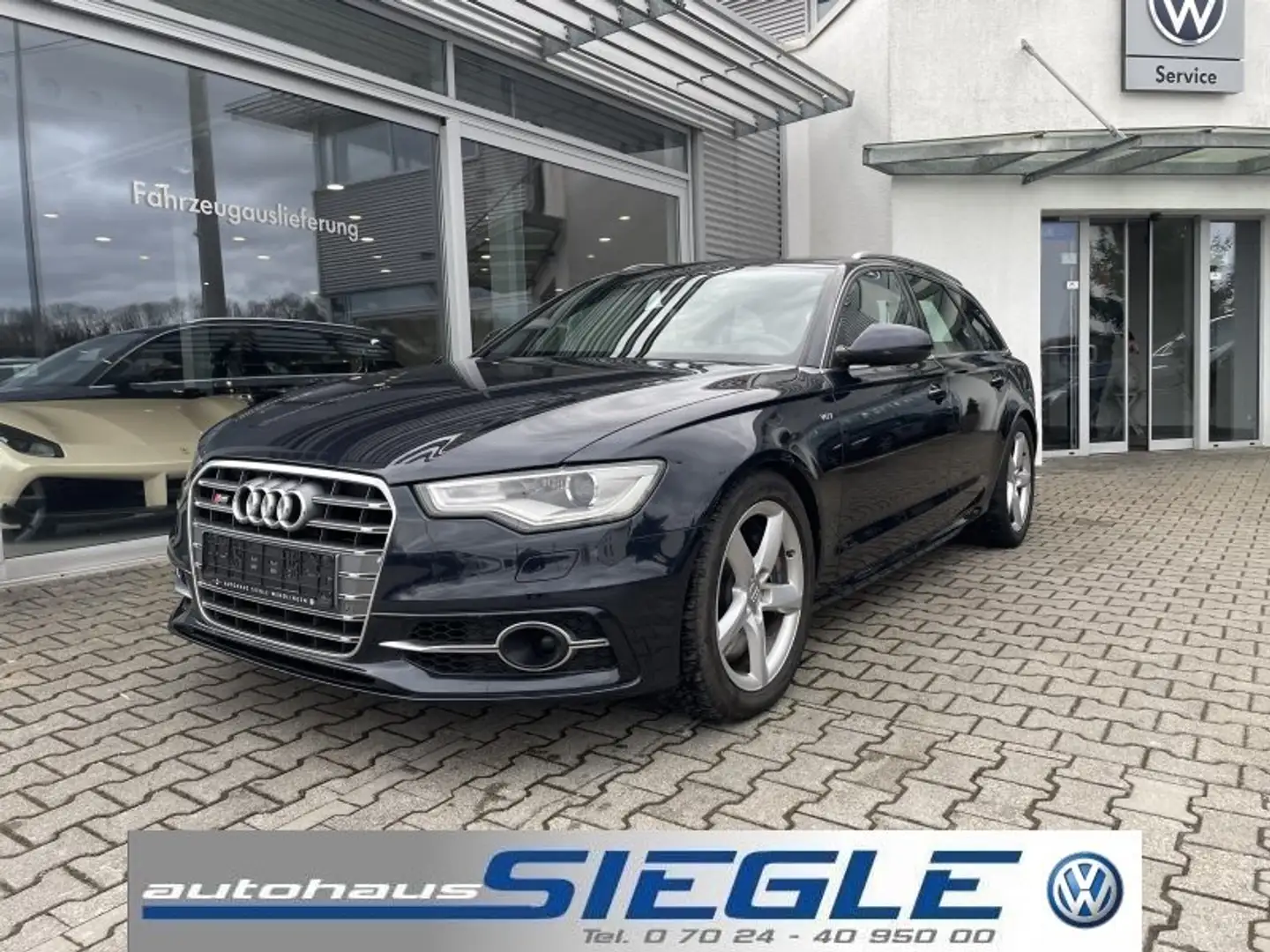 Audi S6 Avant 4.0 quattro Leder Pano Standheizung ACC AHK Bleu - 1