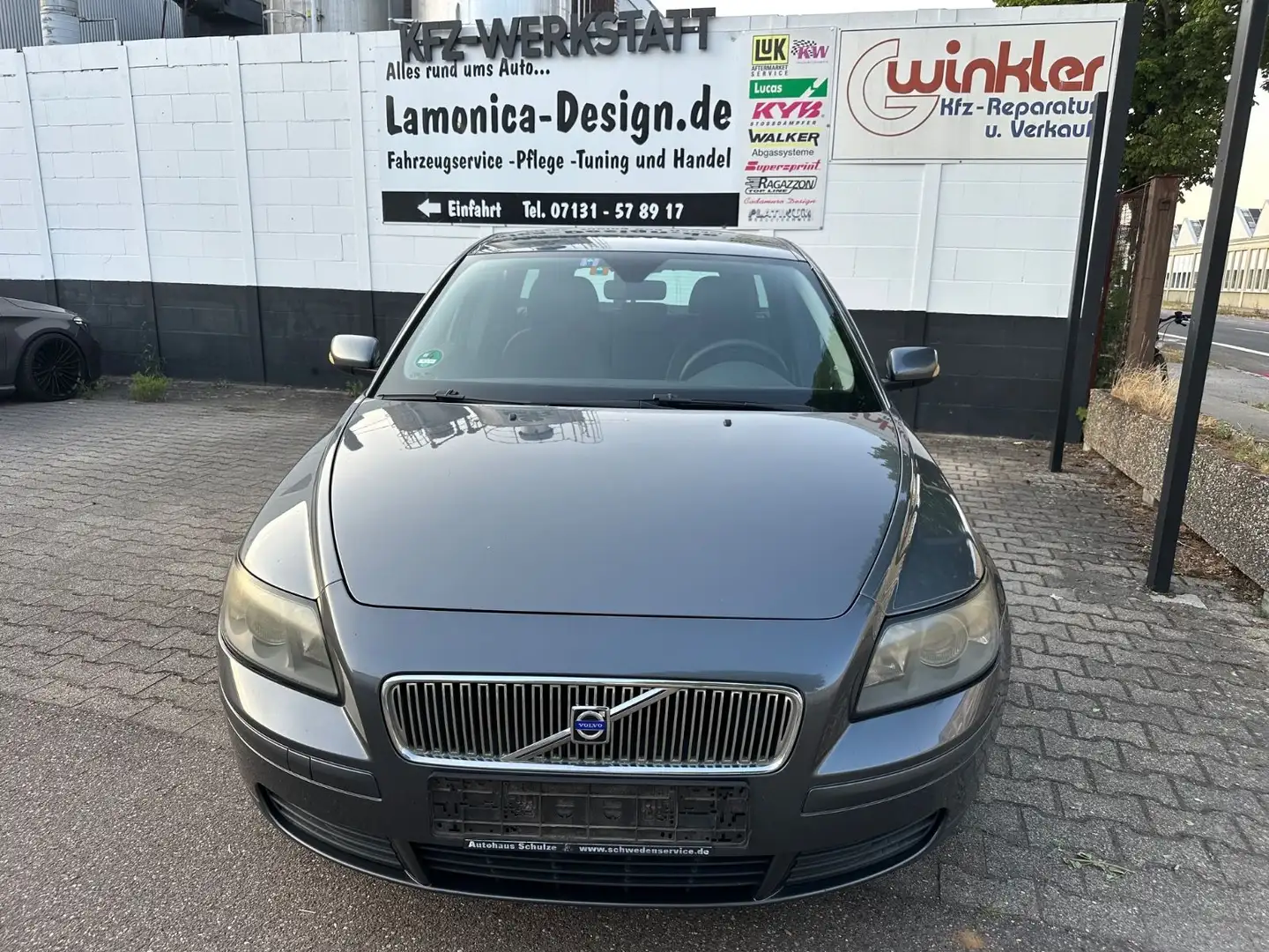 Volvo V50 *1.Hand*Scheckheft*Klima*AHK* Gris - 2