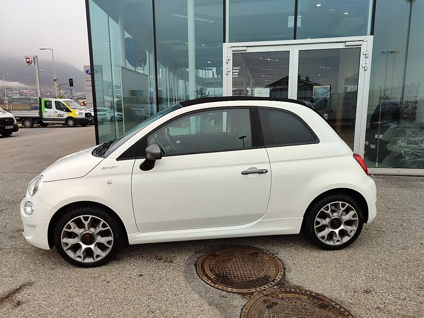 Fiat 500C FireFly Hybrid 70 Sport Blanc - 2