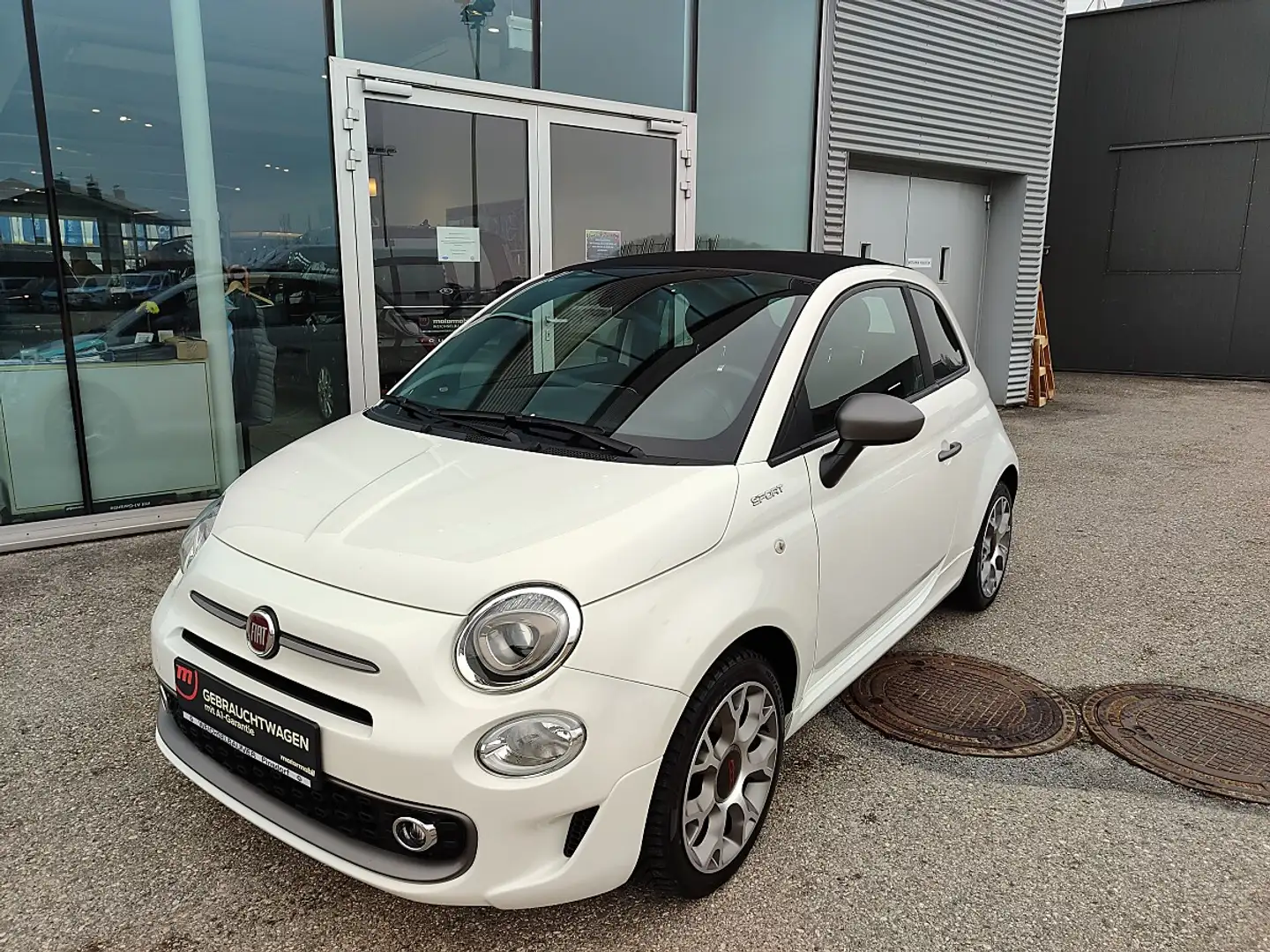 Fiat 500C FireFly Hybrid 70 Sport Blanc - 1