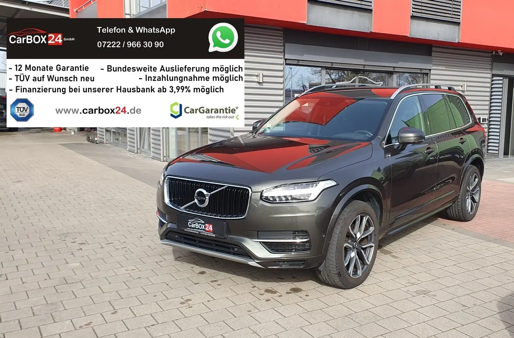 Volvo XC90 Momentum AWD, TÜV+Service NEU, Zahnriemen NEU Gris - 1