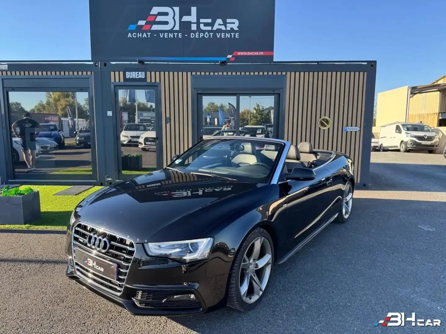 Audi A5 CABRIOLET 2.0 TDI 190 CLEAN DIESEL SLINE QUATTRO Schwarz - 2