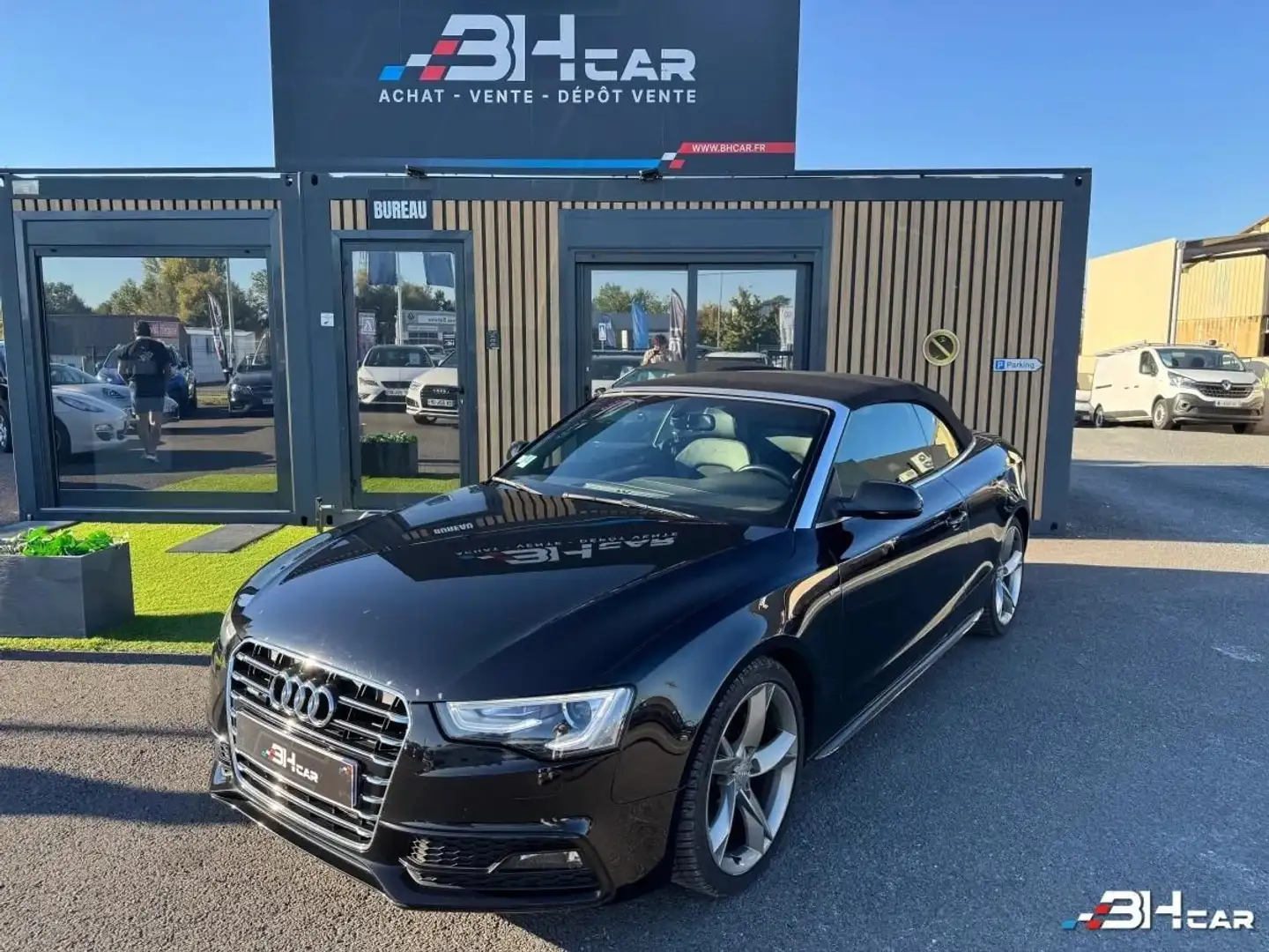 Audi A5 CABRIOLET 2.0 TDI 190ch CLEAN DIESEL SLINE QUATTRO Noir - 1