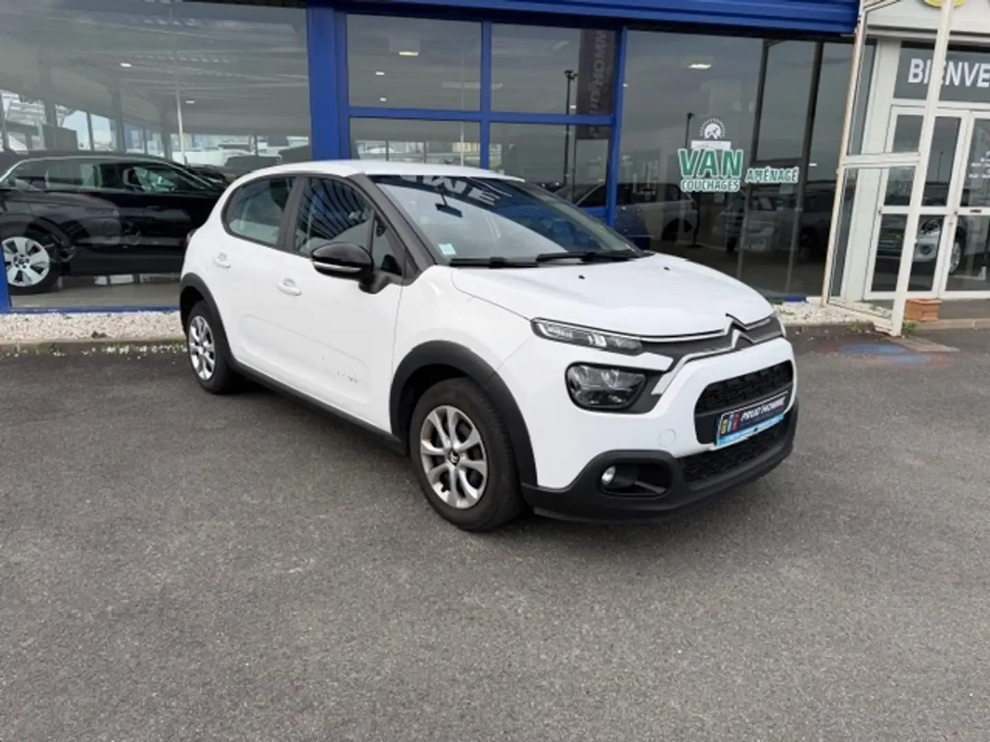 Citroen C3 1.5 BLUEHDI 100CH S\u0026S BVM 6 FEEL Blanc - 2