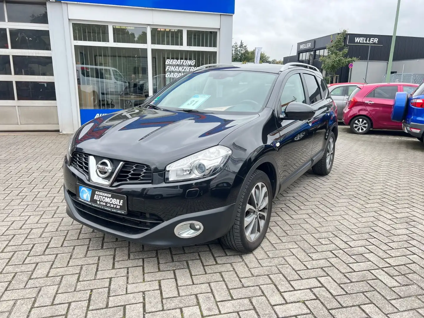 Nissan Qashqai +2 Tekna /7 sitze/Klim/leder/AHK Schwarz - 2