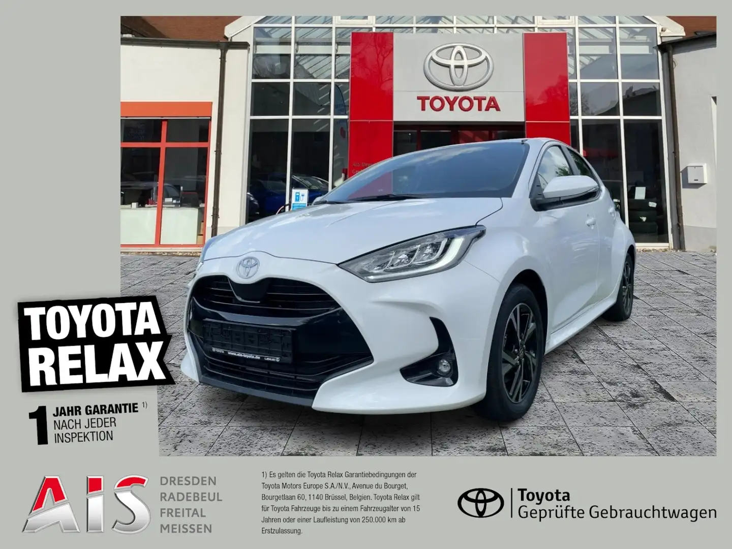 Toyota Yaris 1.5 D Team Deutschland KAM*DAB*SHZ Blanc - 1