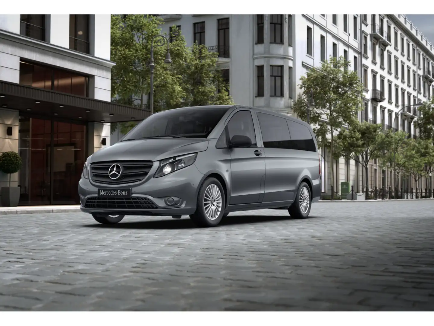 Mercedes-Benz Vito 114 CDI Tourer PRO Lang L2 DAB+PTS+Navi+9Si Gris - 1